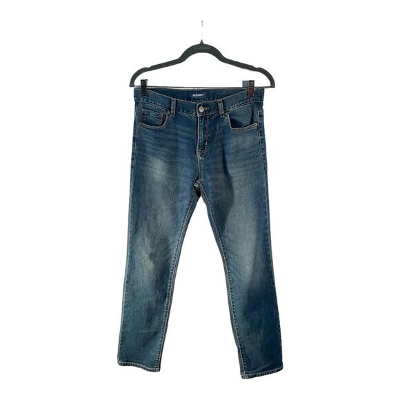 Old Navy SKINNY AJUSTE Women’s Blue Mid Rise Jeans Size 16R - Picture 1 of 11